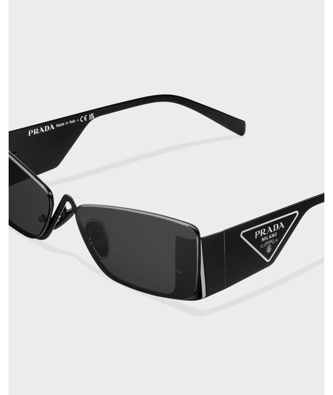 PRADA Черные солнцезащитные очки, фото 3