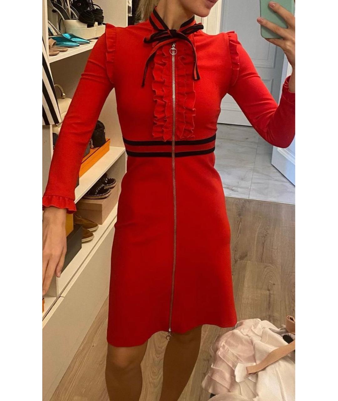 GUCCI Красное повседневное платье, фото 3