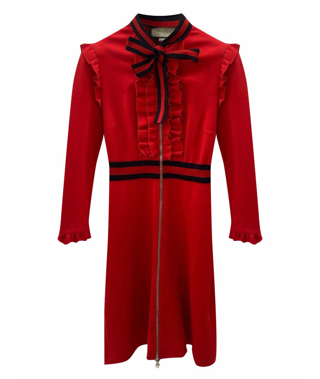 GUCCI Красное повседневное платье, фото 5