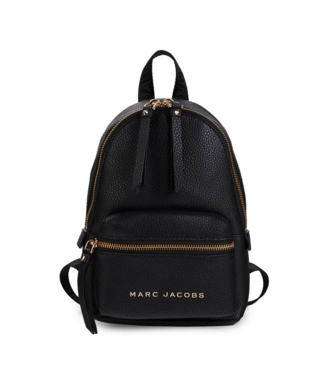 MARC JACOBS Черный кожаный рюкзак, фото 9