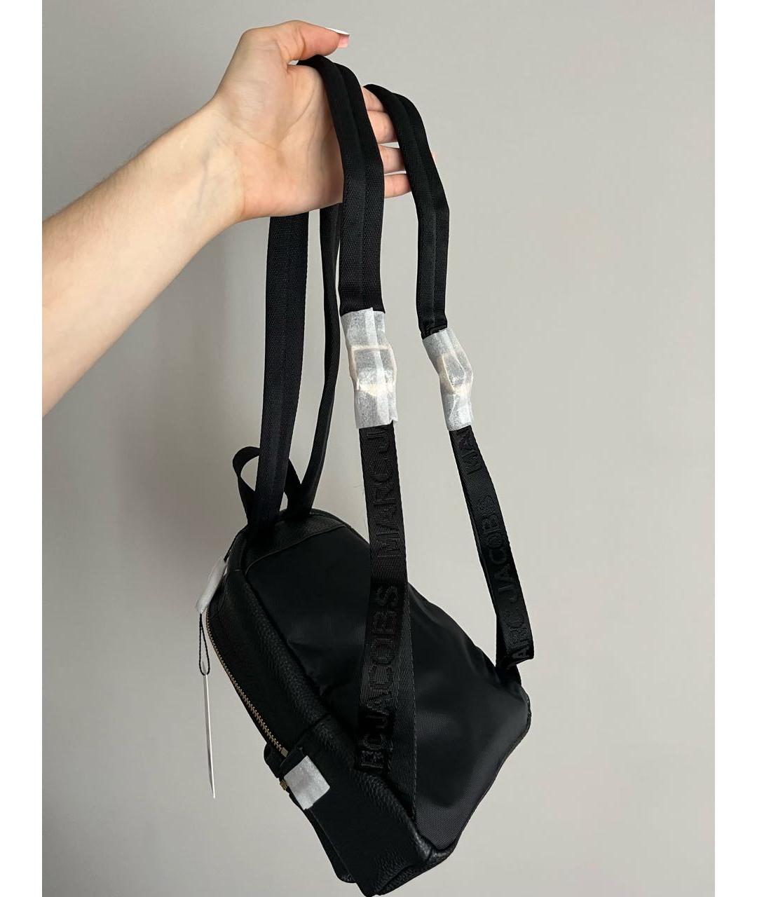 MARC JACOBS Черный кожаный рюкзак, фото 8