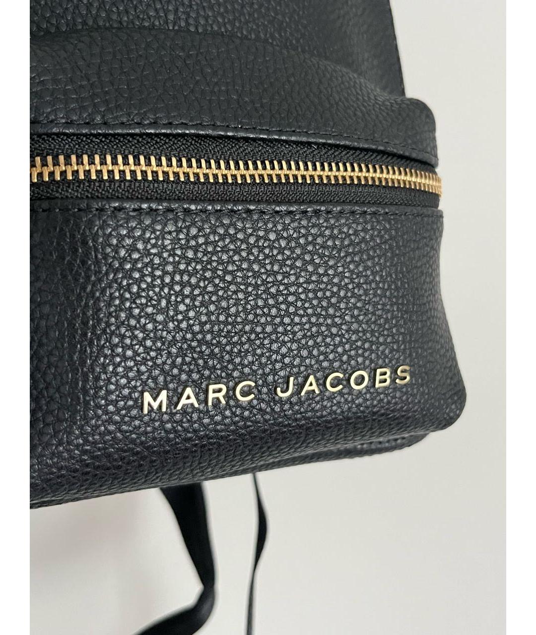 MARC JACOBS Черный кожаный рюкзак, фото 7