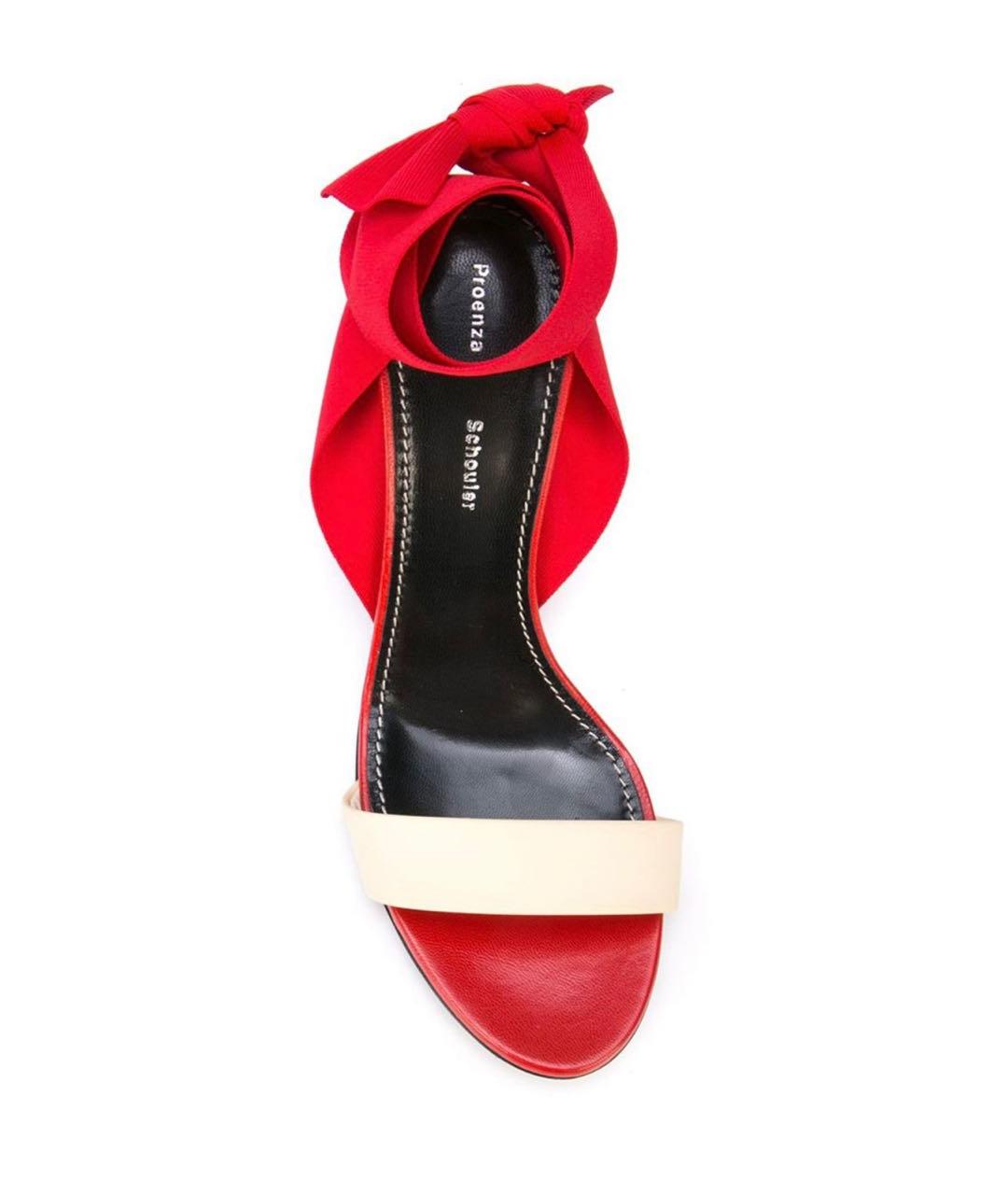 PROENZA SCHOULER Красные босоножки, фото 3