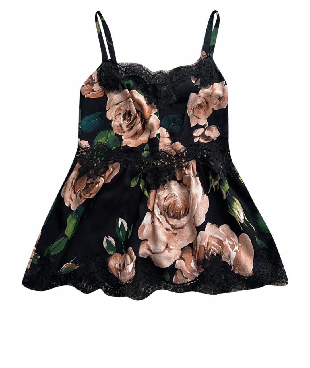 DOLCE&GABBANA Зеленая вискозная майка, фото 1