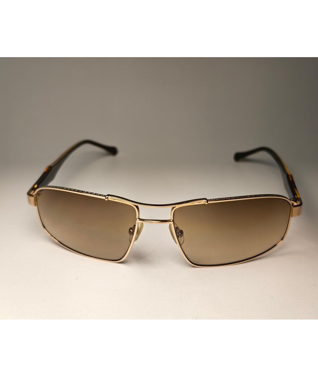 LOREE RODKIN Золотые солнцезащитные очки, фото 4