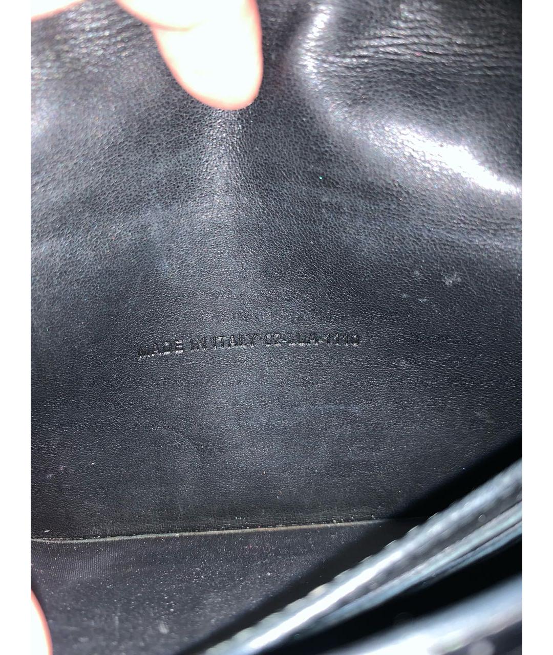 CHRISTIAN DIOR PRE-OWNED Черная сумка через плечо из лакированной кожи, фото 8