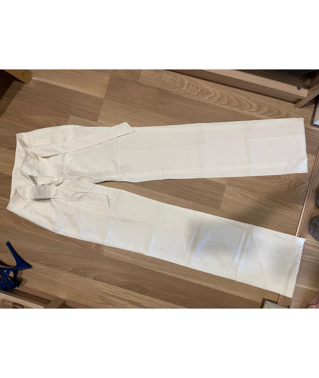 VALENTINO Белые брюки узкие, фото 6