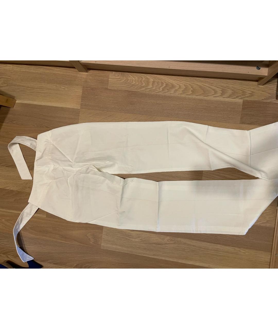 VALENTINO Белые брюки узкие, фото 2