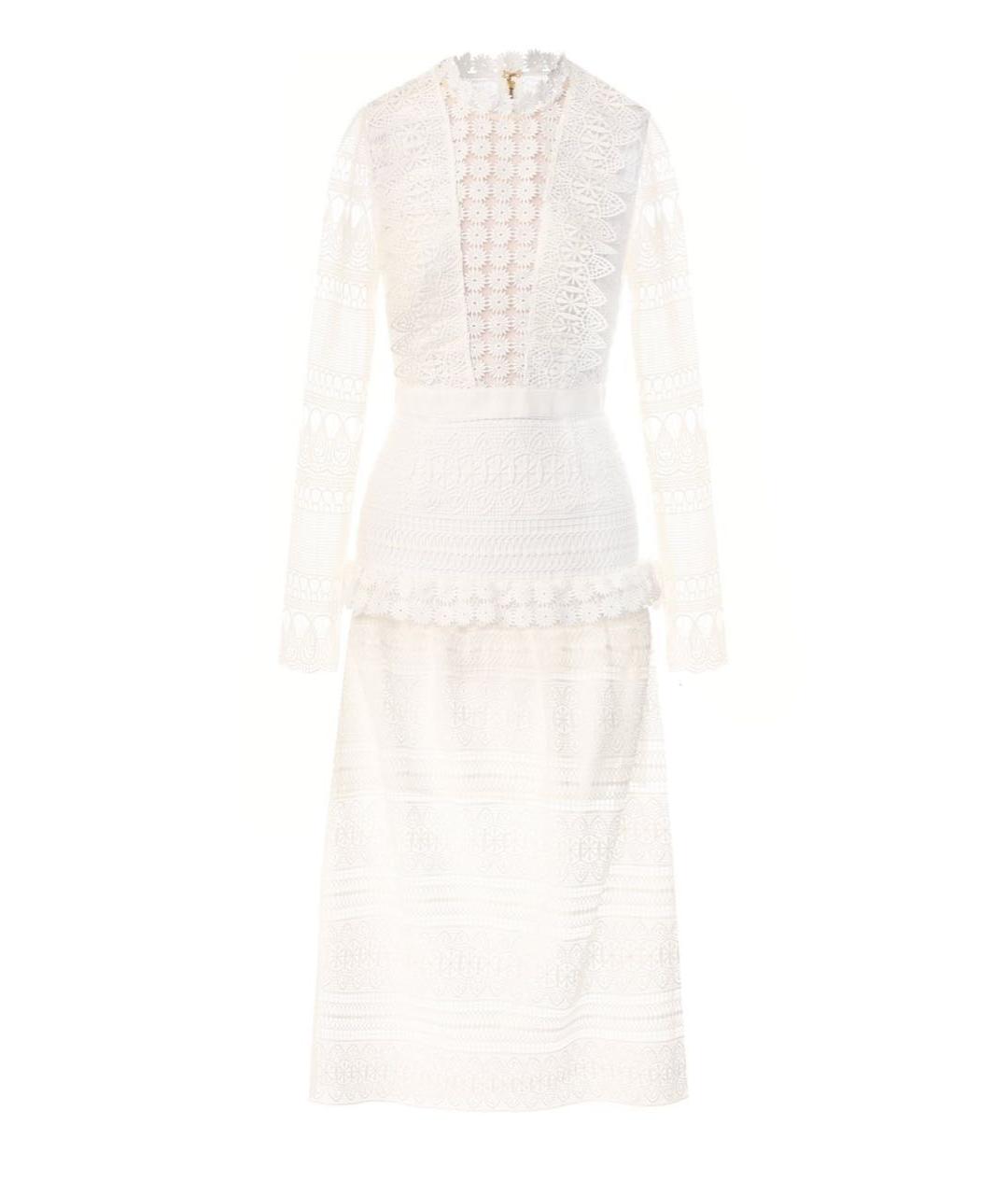 SELF-PORTRAIT Белое полиэстеровое платье, фото 1