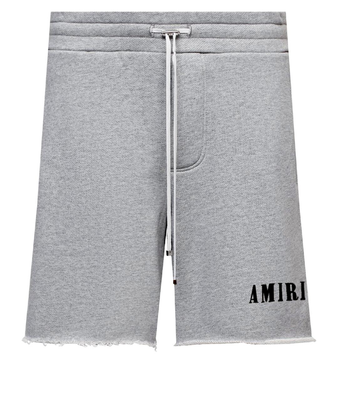 AMIRI Серые хлопковые шорты, фото 1