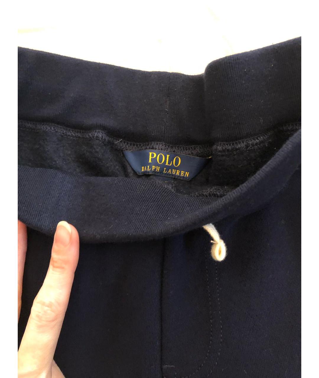 POLO RALPH LAUREN Темно-синие хлопковые брюки и шорты, фото 2