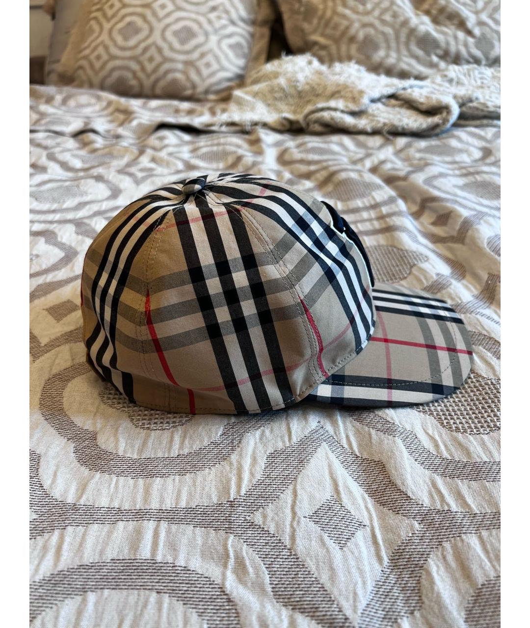 BURBERRY Бежевая хлопковая кепка/бейсболка, фото 2