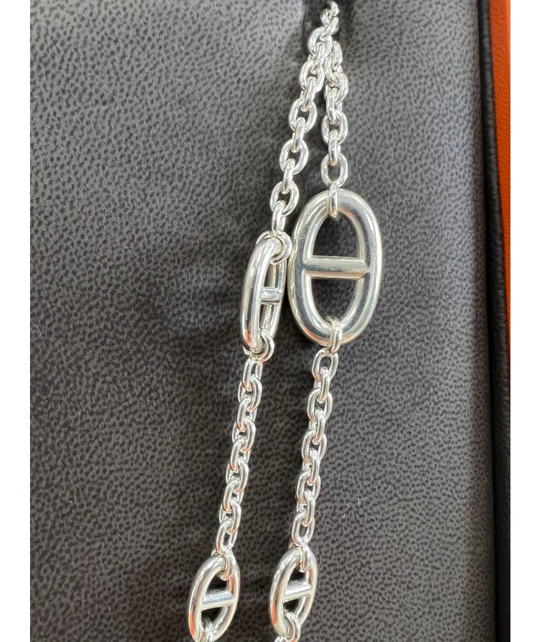 HERMES Серебряное колье, фото 6