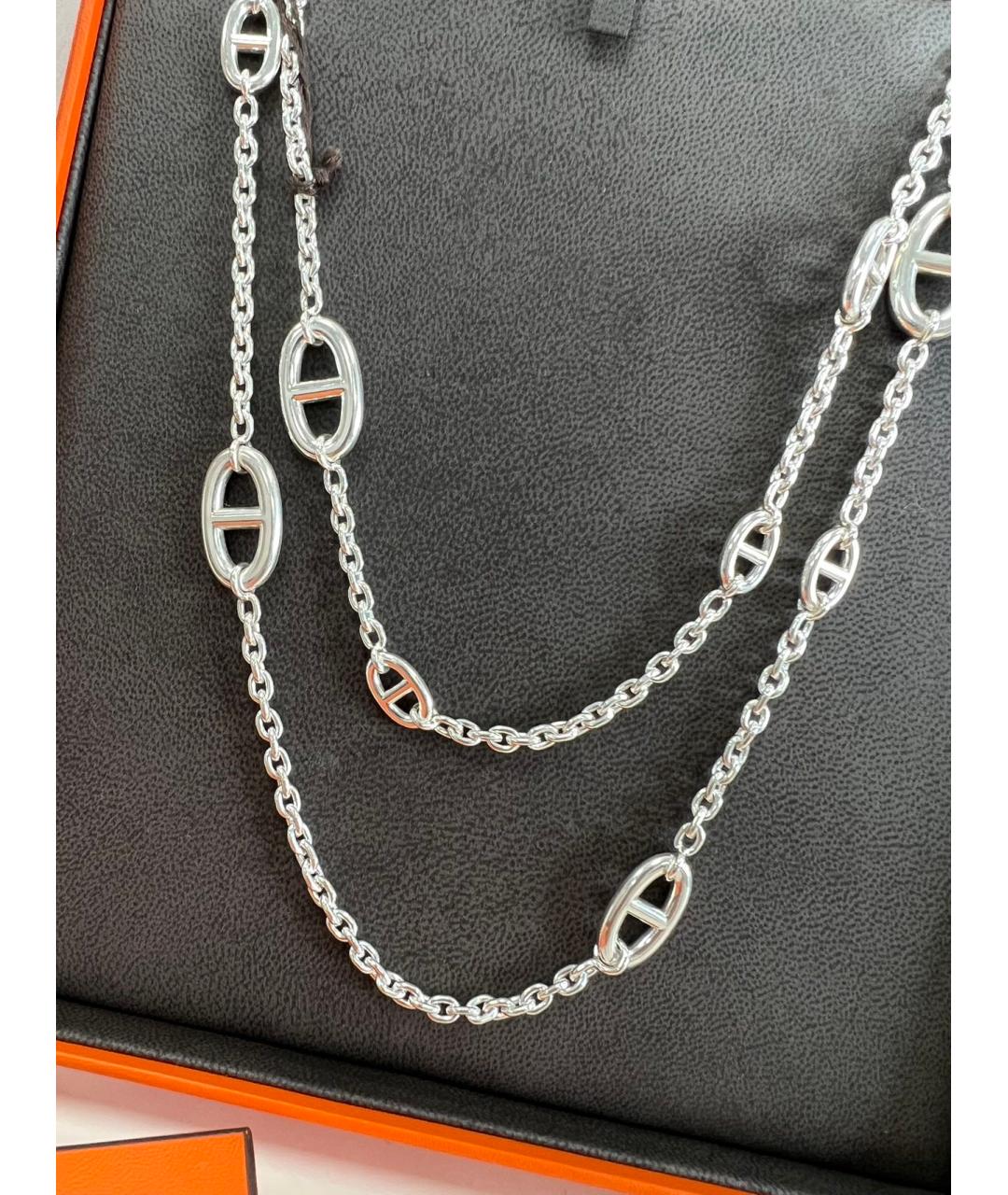 HERMES Серебряное колье, фото 3