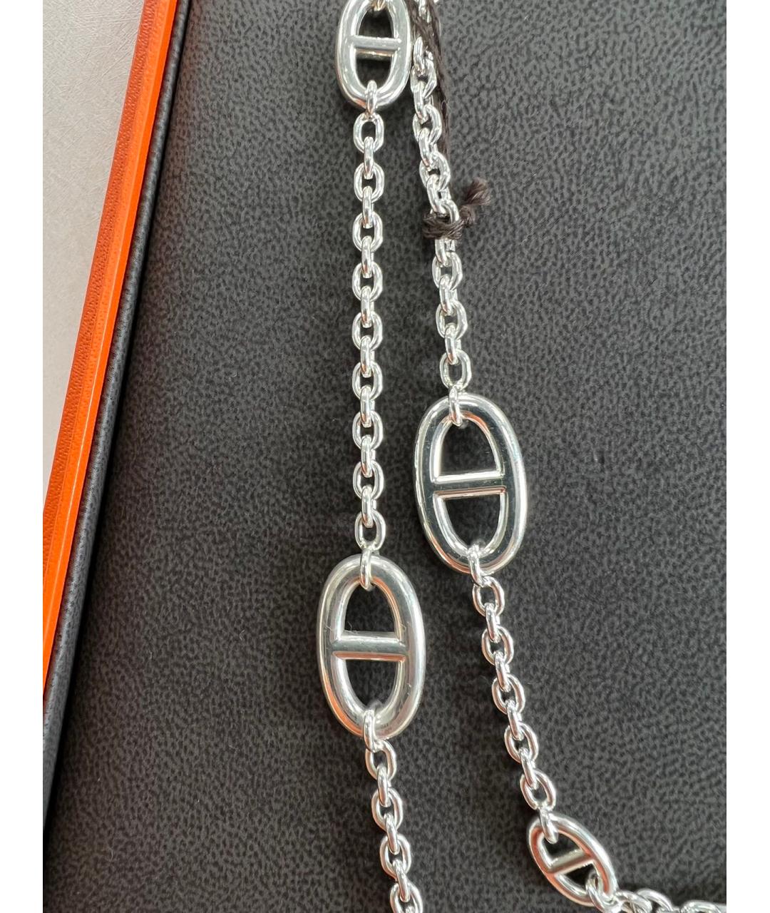 HERMES Серебряное колье, фото 5