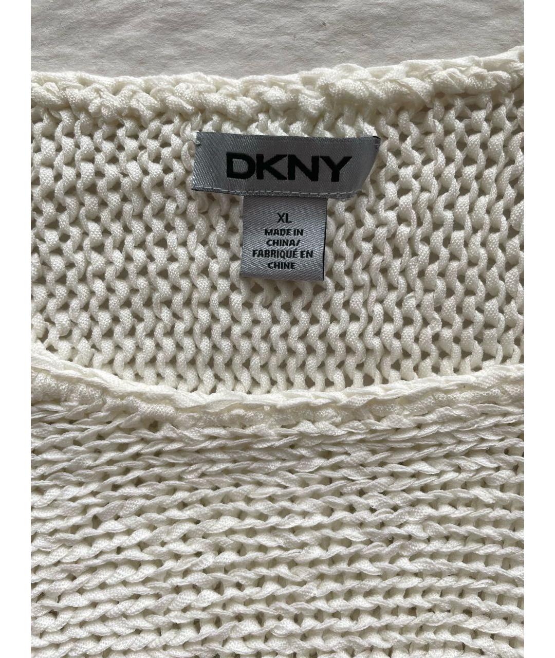 DKNY Белая майка, фото 3