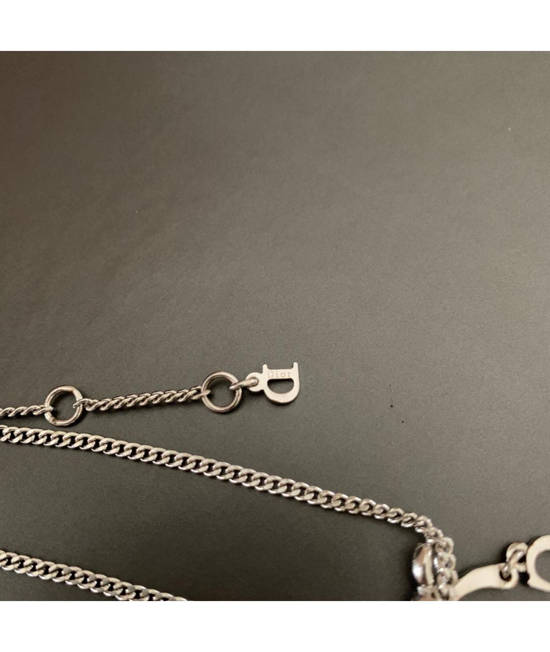 CHRISTIAN DIOR PRE-OWNED Серебрянный металлический браслет, фото 7