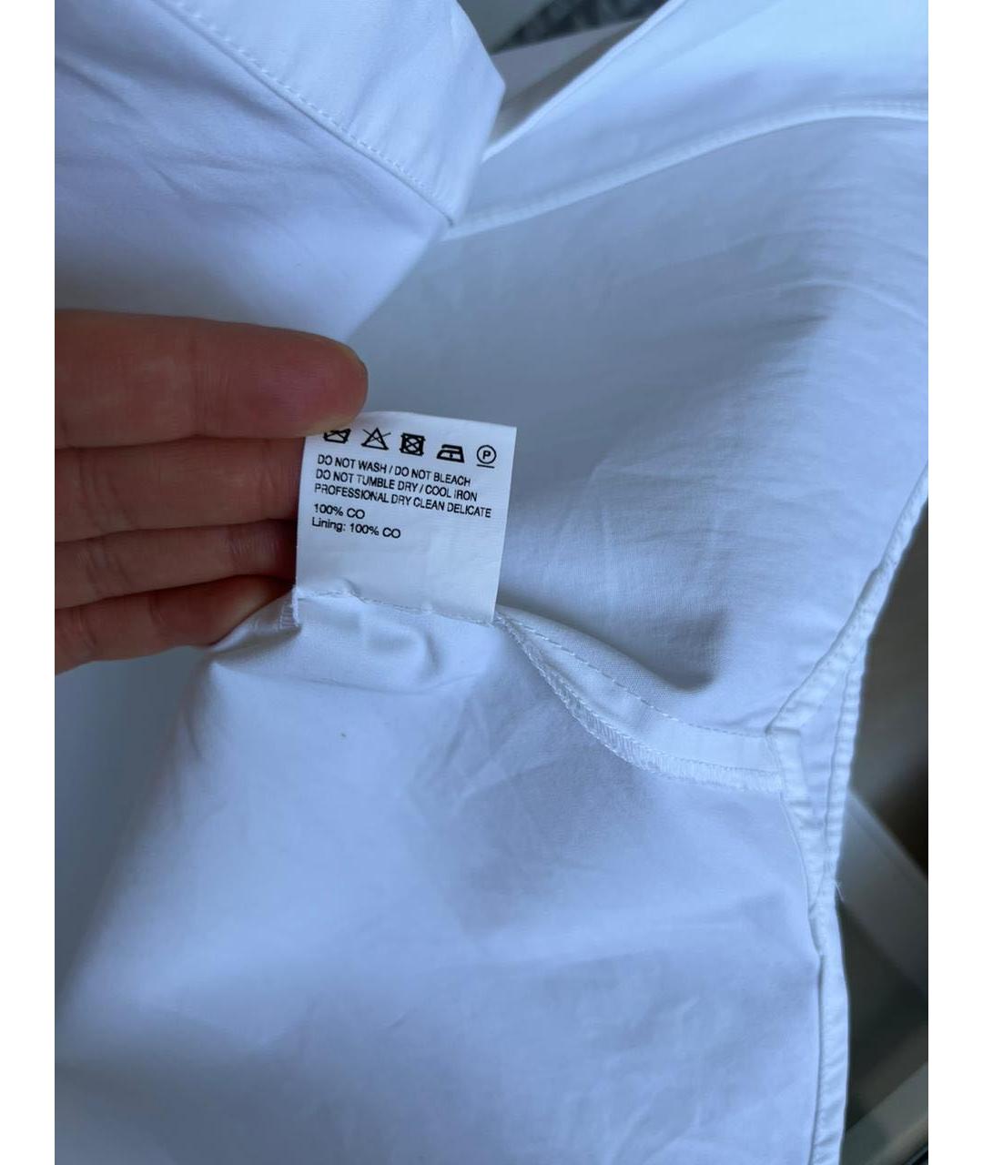 JACQUEMUS Белая хлопковая блузы, фото 8