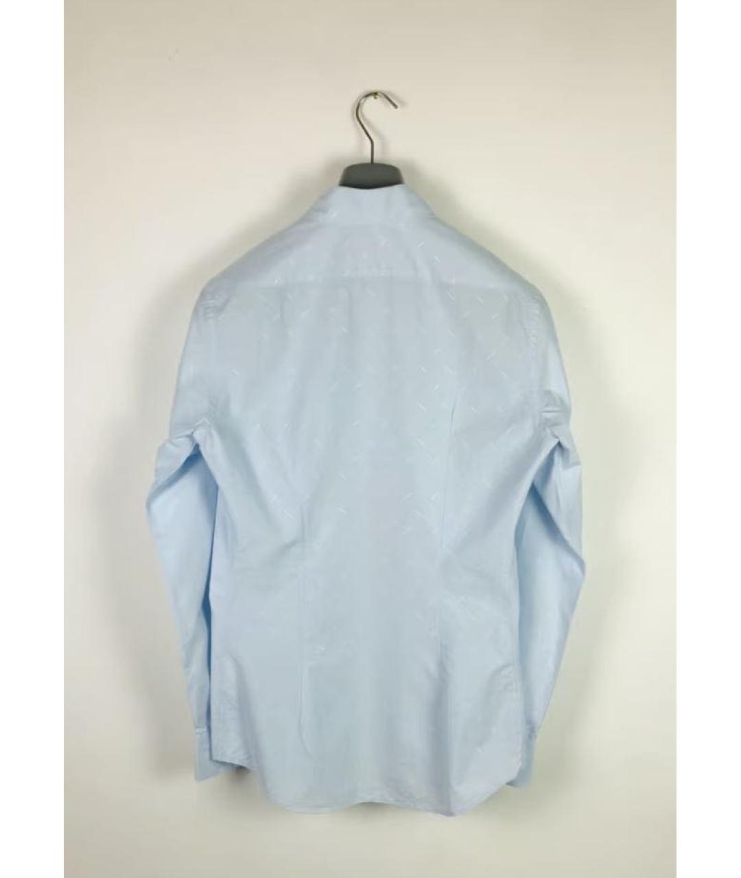 PRADA Голубая хлопковая классическая рубашка, фото 2