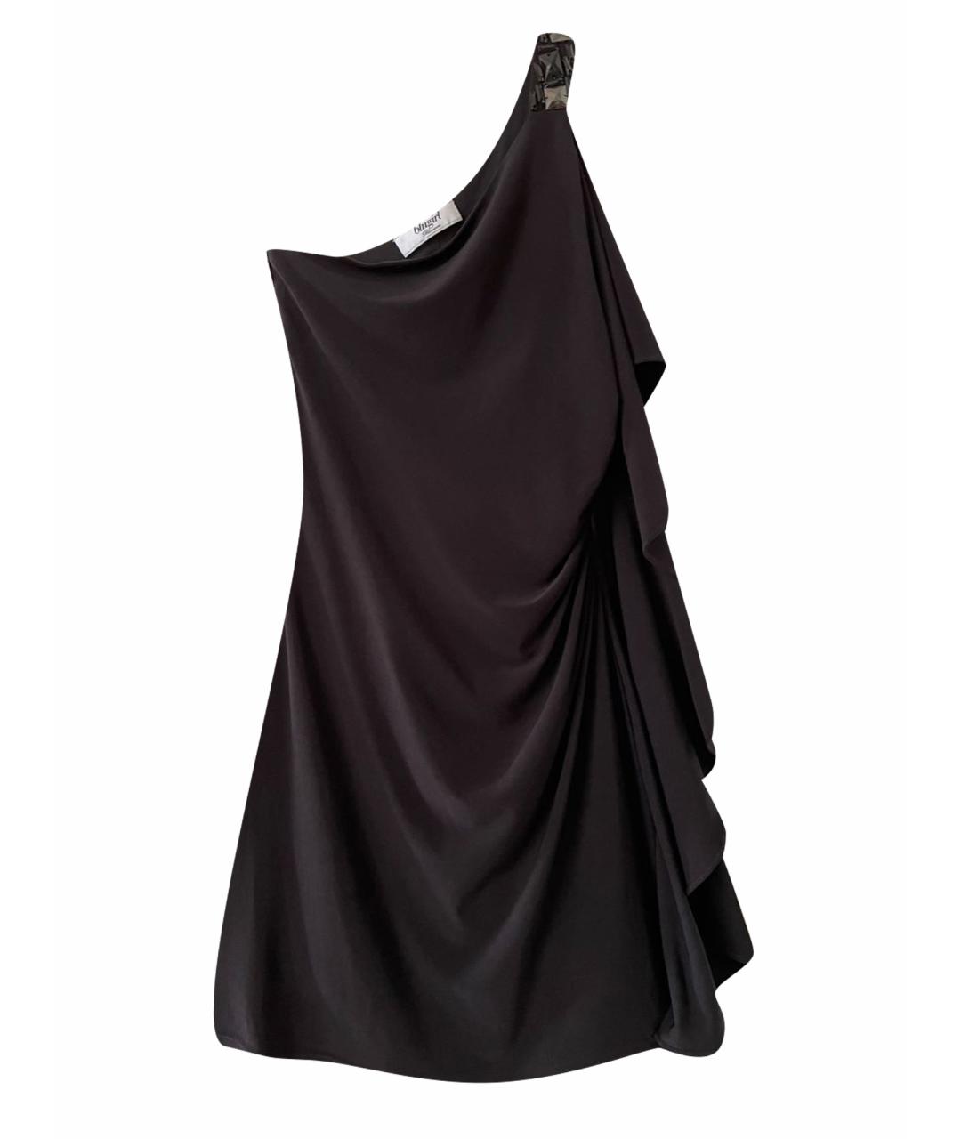 BLUGIRL Черное полиэстеровое коктейльное платье, фото 1