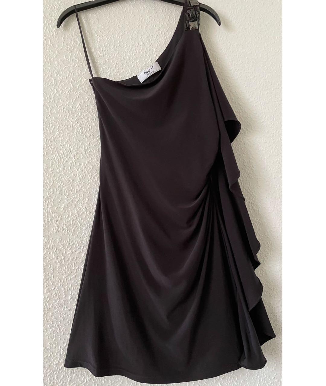 BLUGIRL Черное полиэстеровое коктейльное платье, фото 5