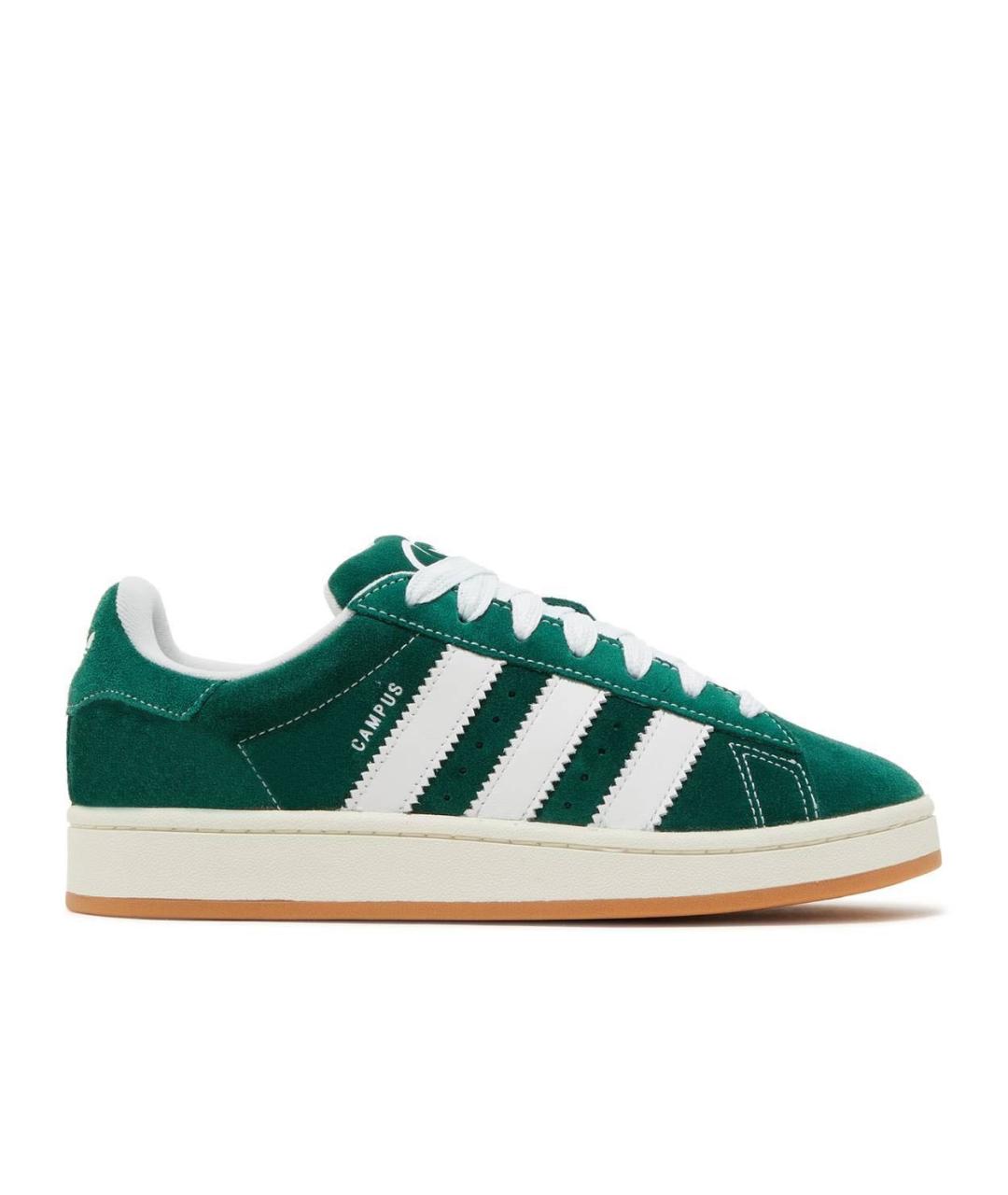 ADIDAS Зеленые замшевые кроссовки, фото 1