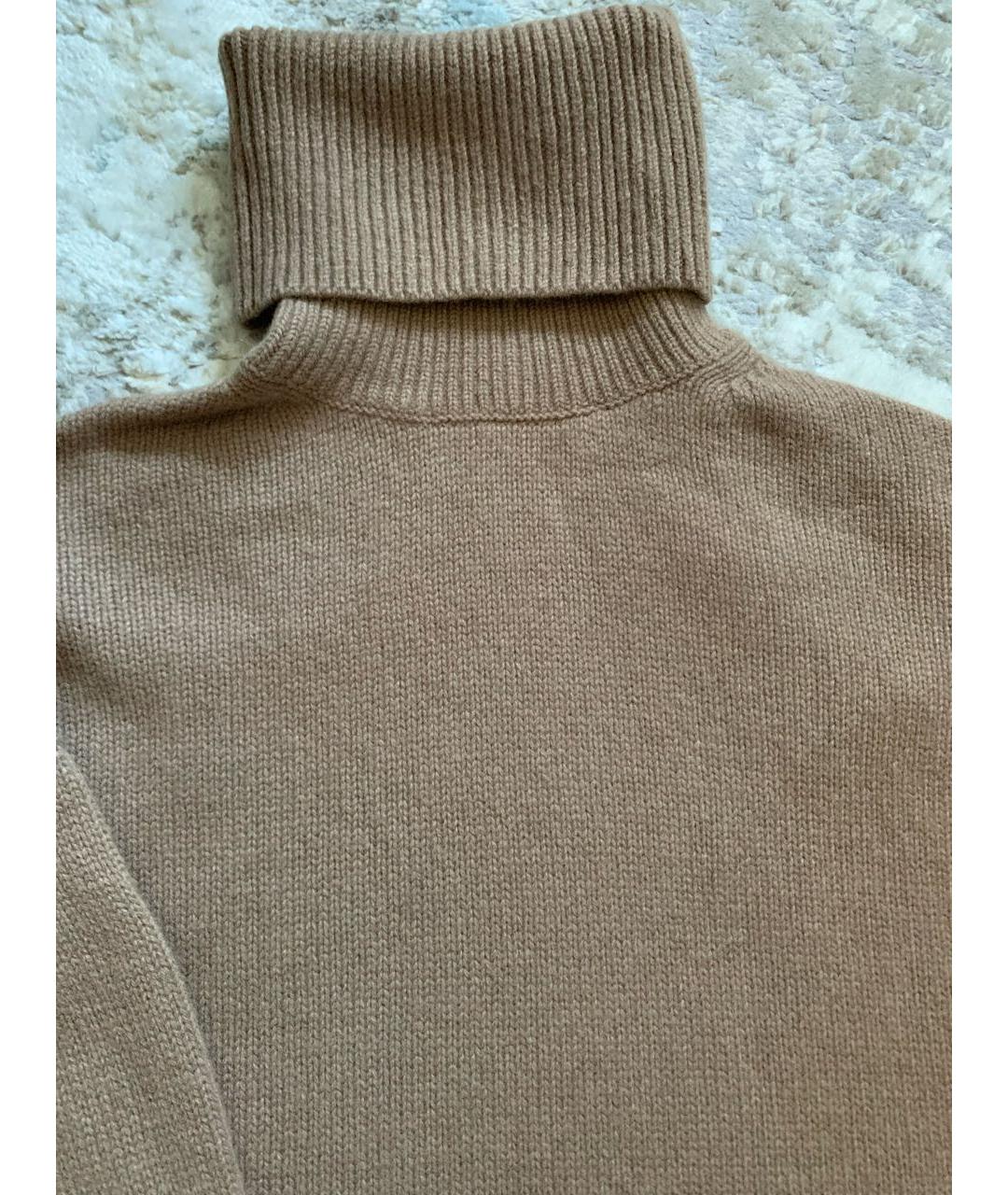 JOSEPH Коричневый шерстяной джемпер / свитер, фото 6