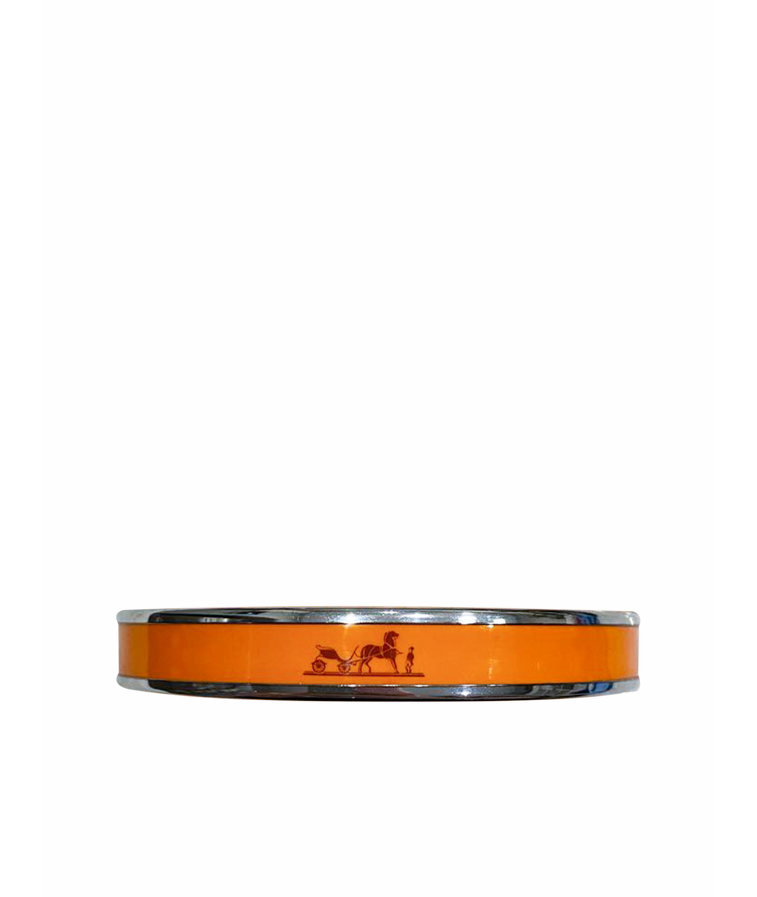 HERMES PRE-OWNED Оранжевый металлический браслет, фото 1