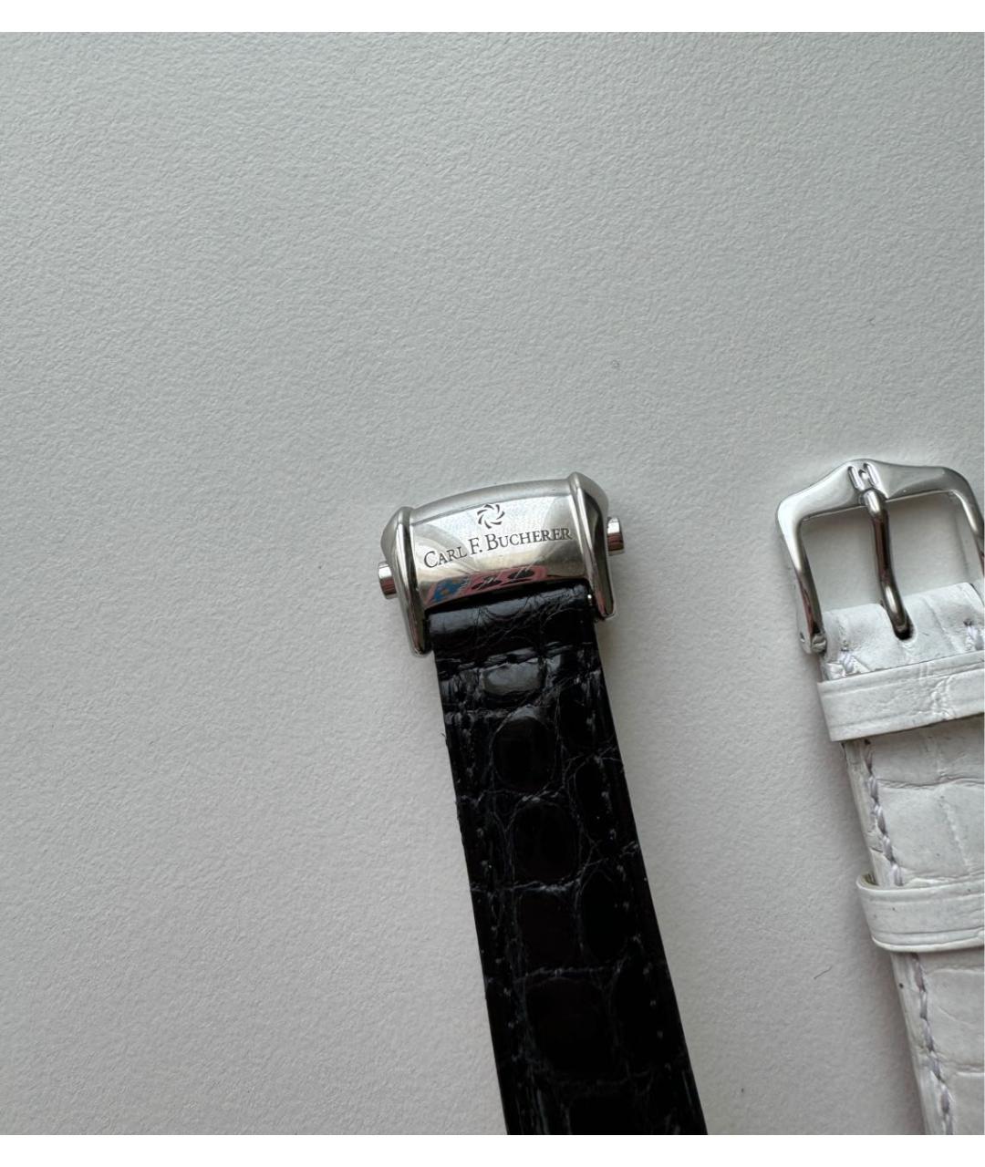 Carl Bucherer Белые с серебряным покрытием часы, фото 5