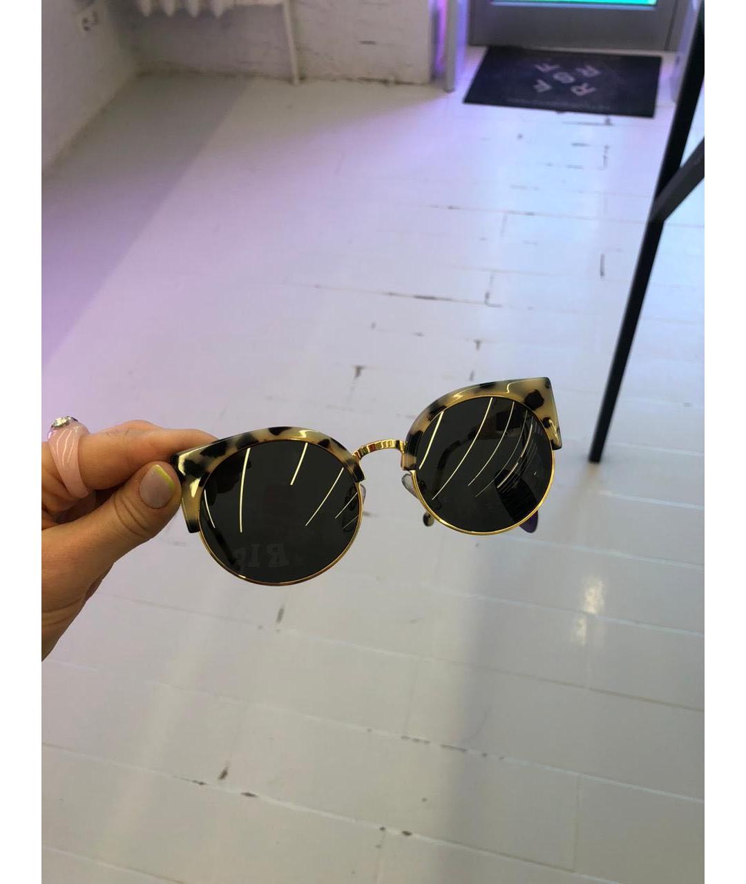 RETROSUPERFUTURE Черные пластиковые солнцезащитные очки, фото 6