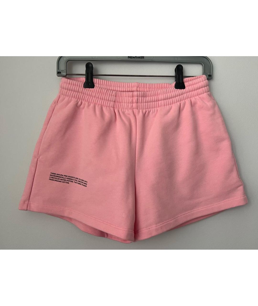 THE PANGAIA Розовые хлопковые шорты, фото 2