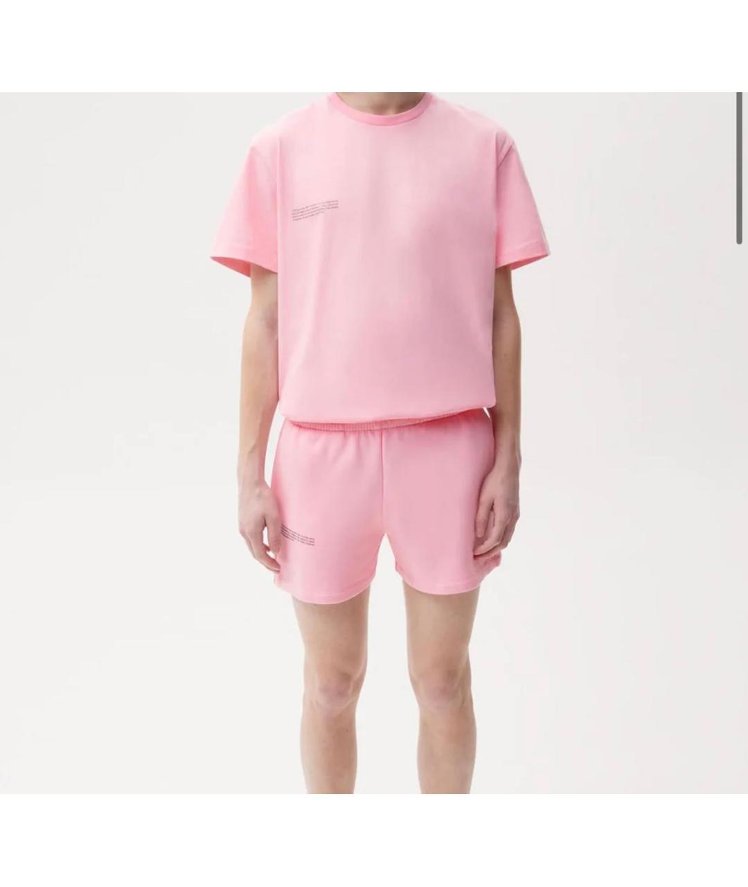 THE PANGAIA Розовые хлопковые шорты, фото 6