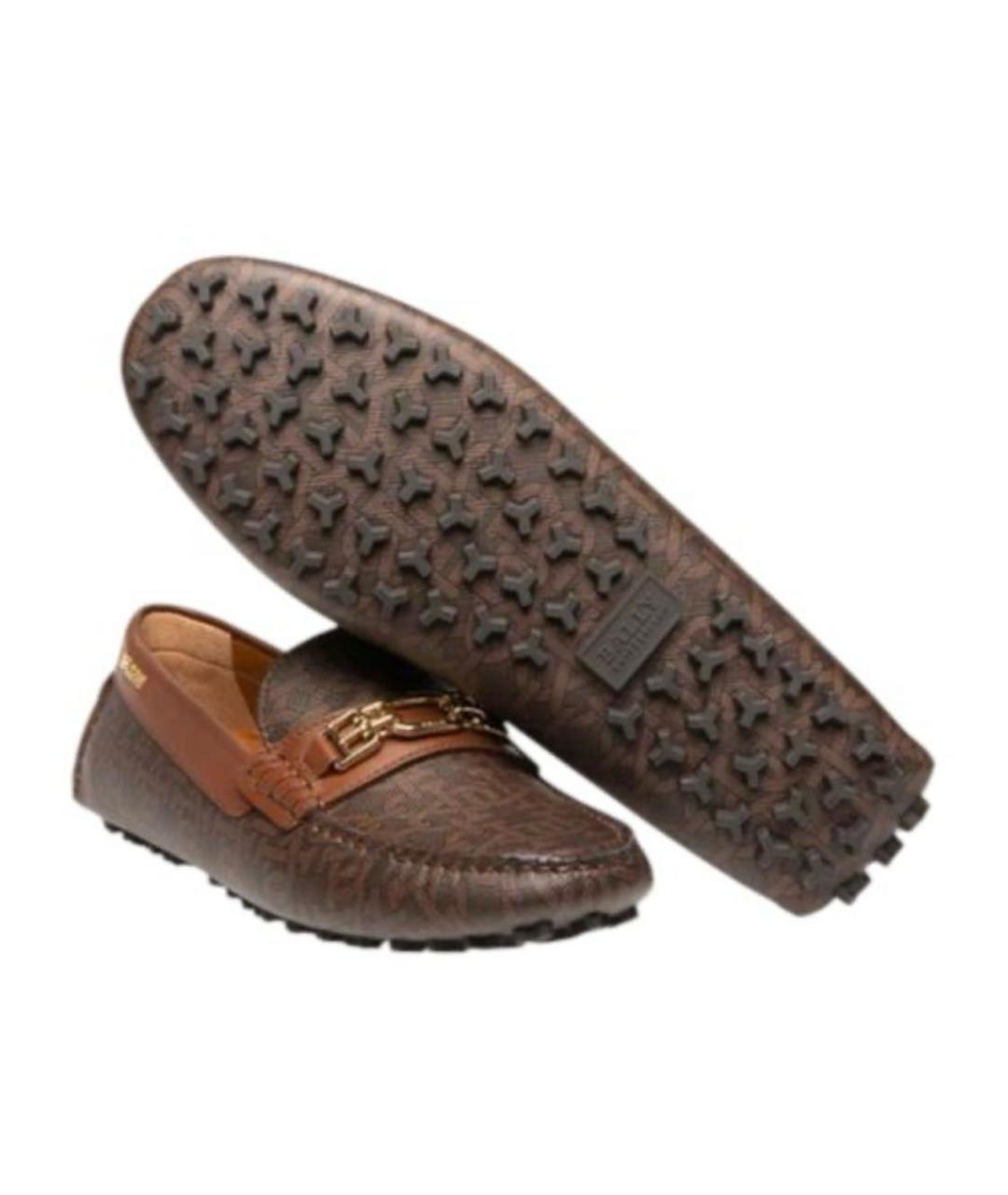 BALLY Коричневые мокасины, фото 7