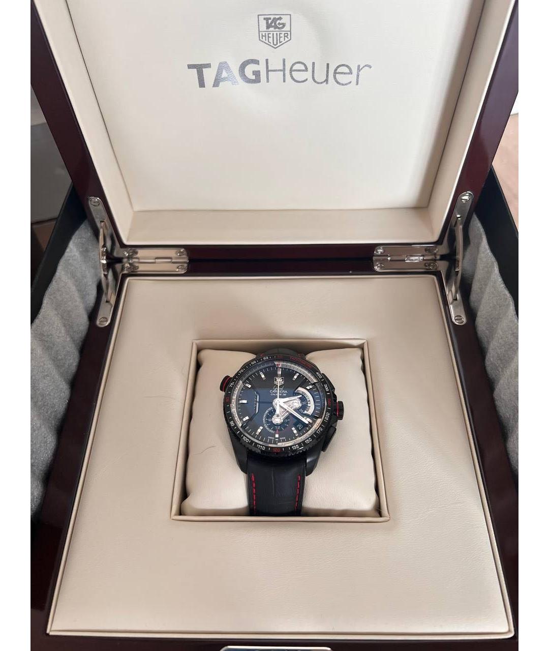 TAG HEUER Черные часы, фото 2