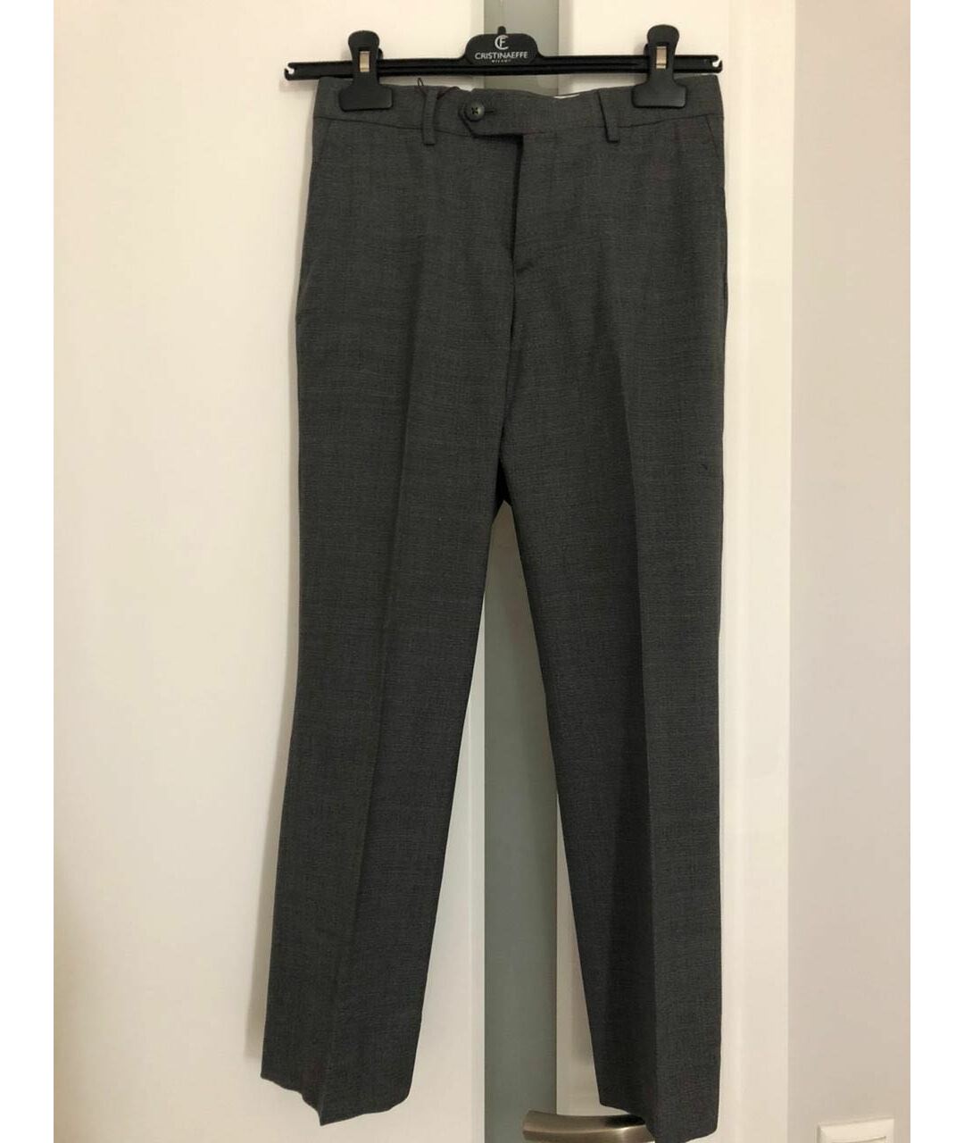 ISAIA Антрацитовые шерстяные брюки и шорты, фото 9