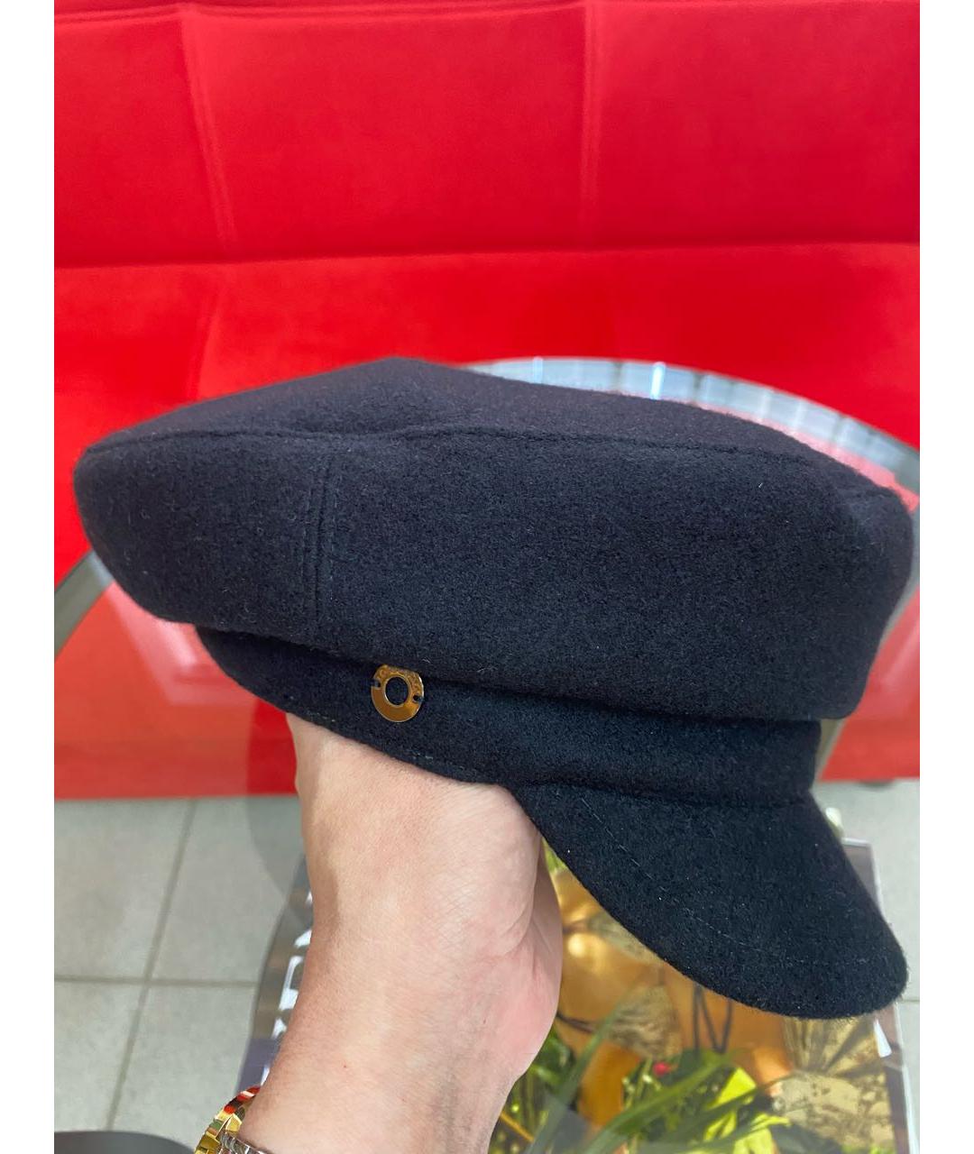 LORO PIANA Черная кашемировая кепка, фото 8