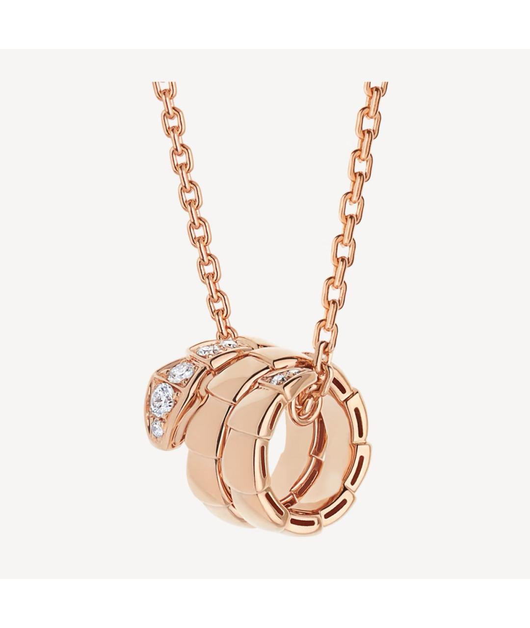 BVLGARI Золотое колье из розового золота, фото 2