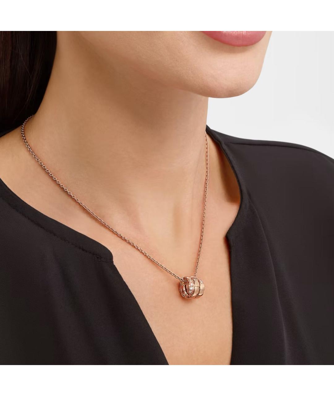 BVLGARI Золотое колье из розового золота, фото 4