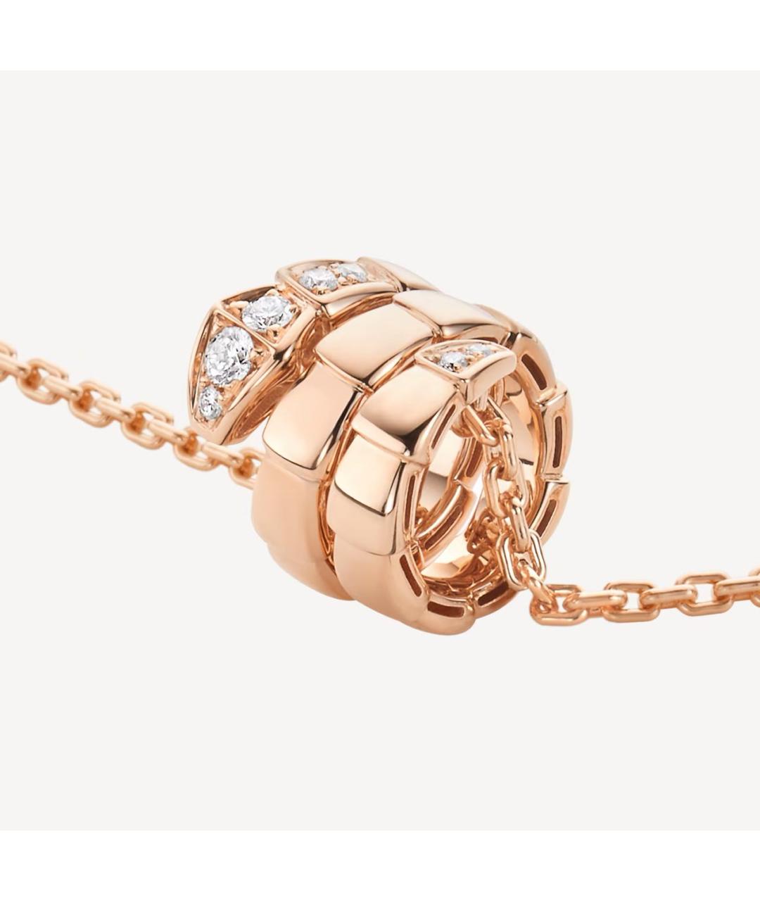 BVLGARI Золотое колье из розового золота, фото 3