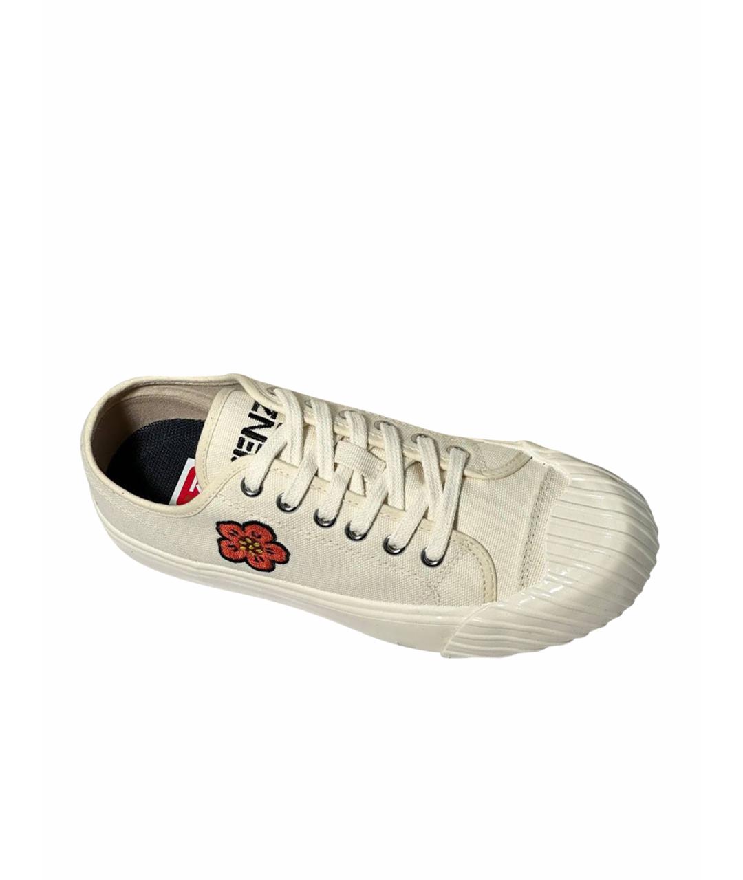 KENZO Белые кеды, фото 1