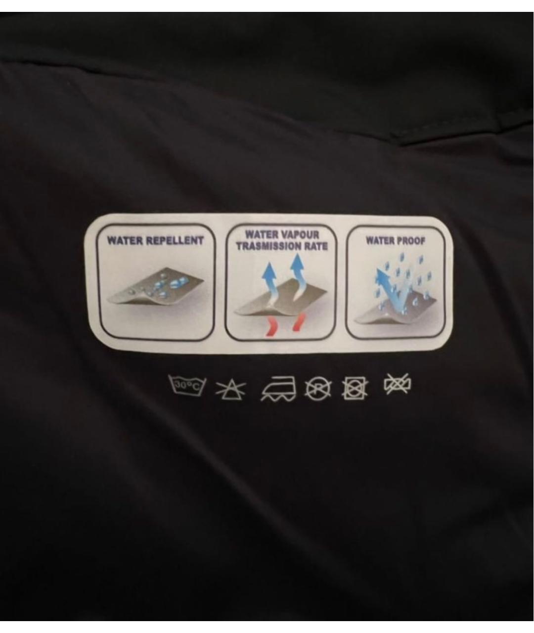 MONCLER Черные полиэстеровые спортивные брюки и шорты, фото 5