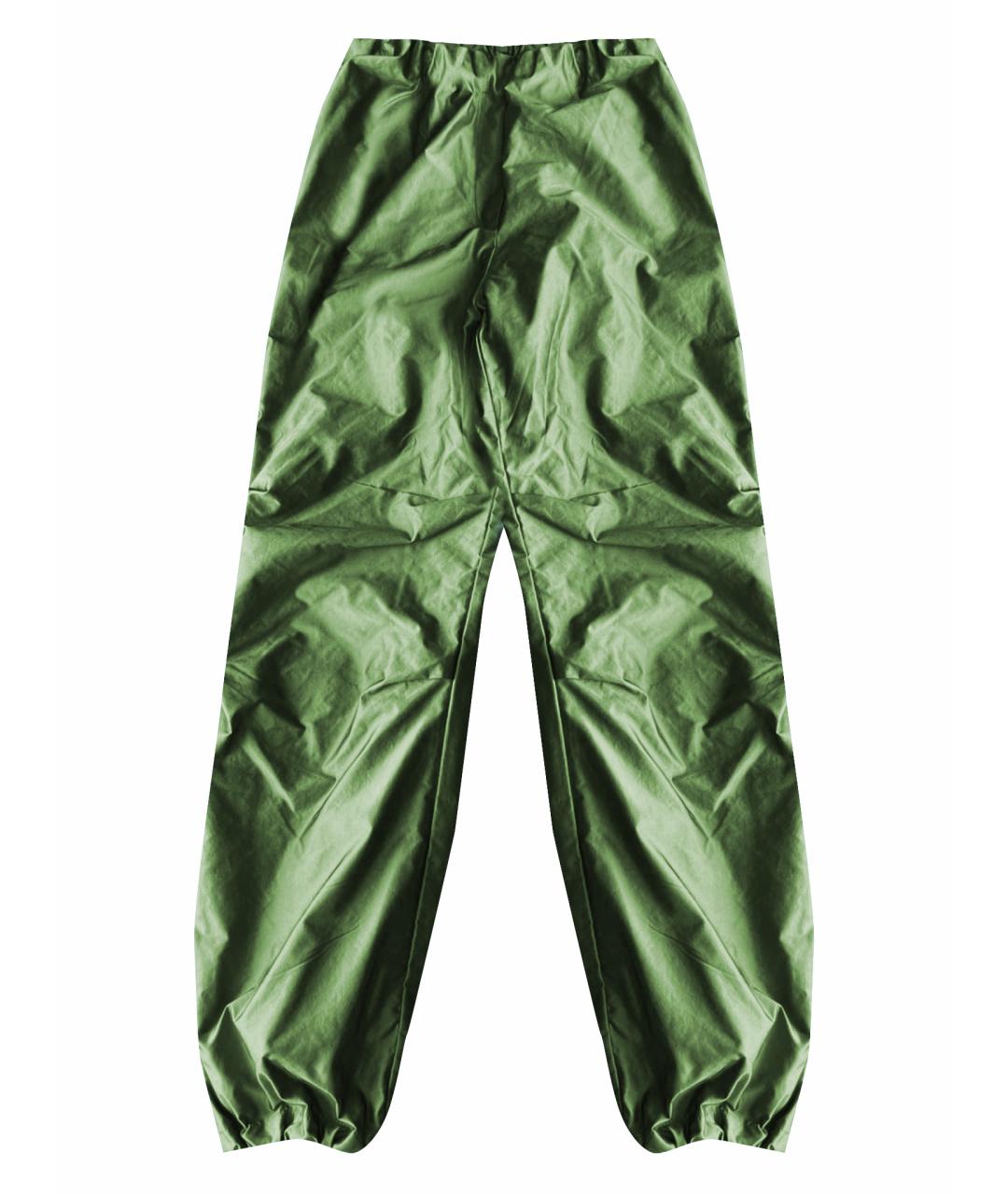 PERVERT Зеленые брюки широкие, фото 1