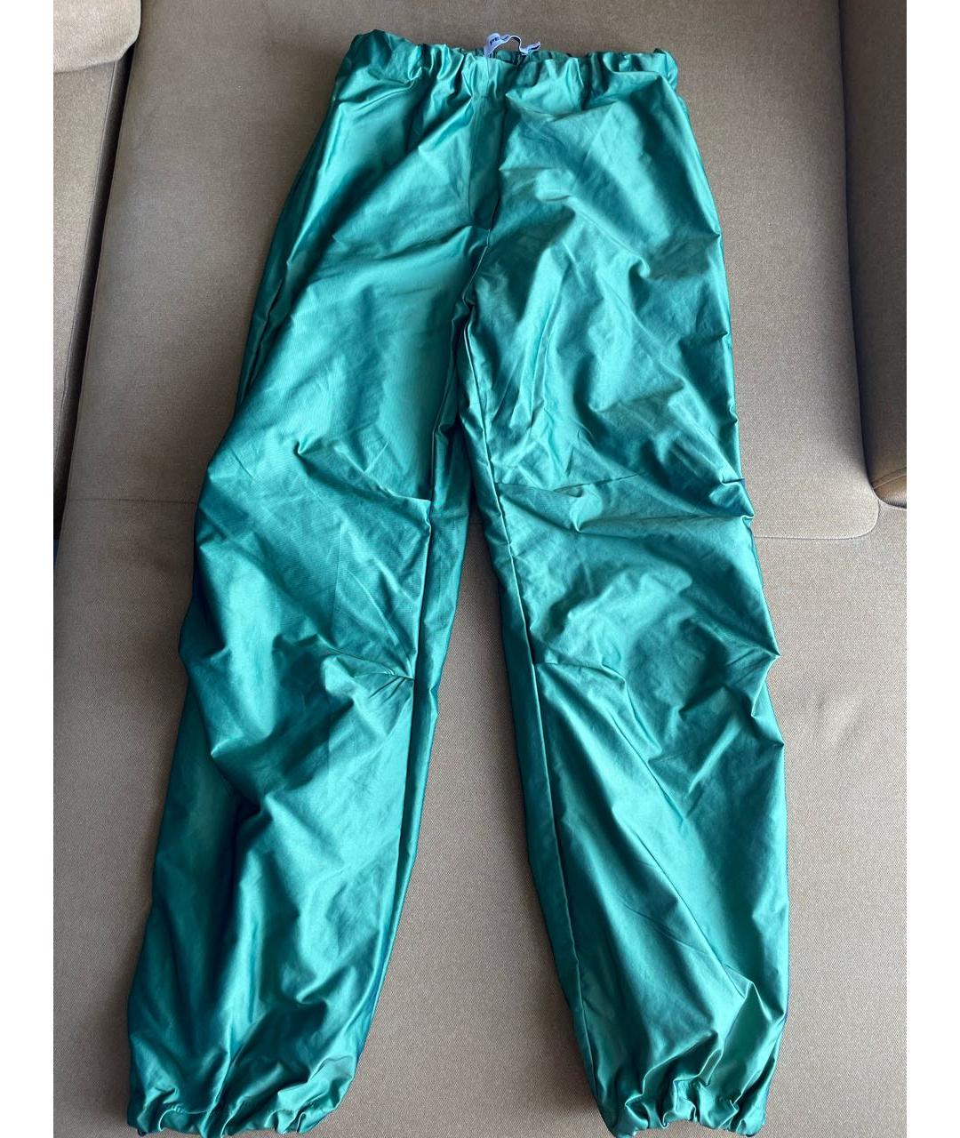 PERVERT Зеленые брюки широкие, фото 5