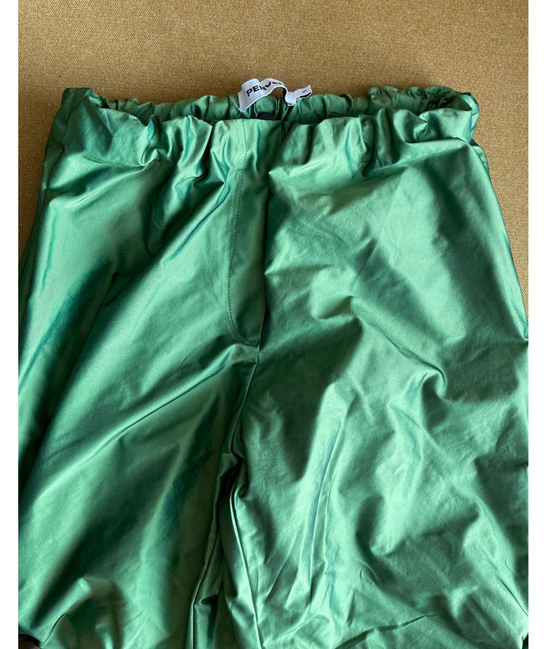 PERVERT Зеленые брюки широкие, фото 4