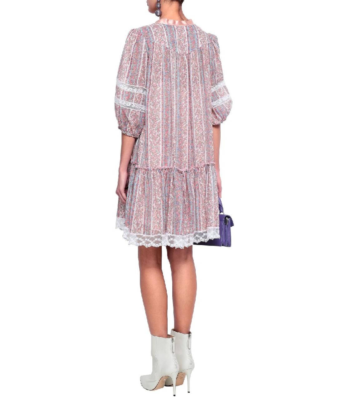 MARC JACOBS Мульти шелковое повседневное платье, фото 7