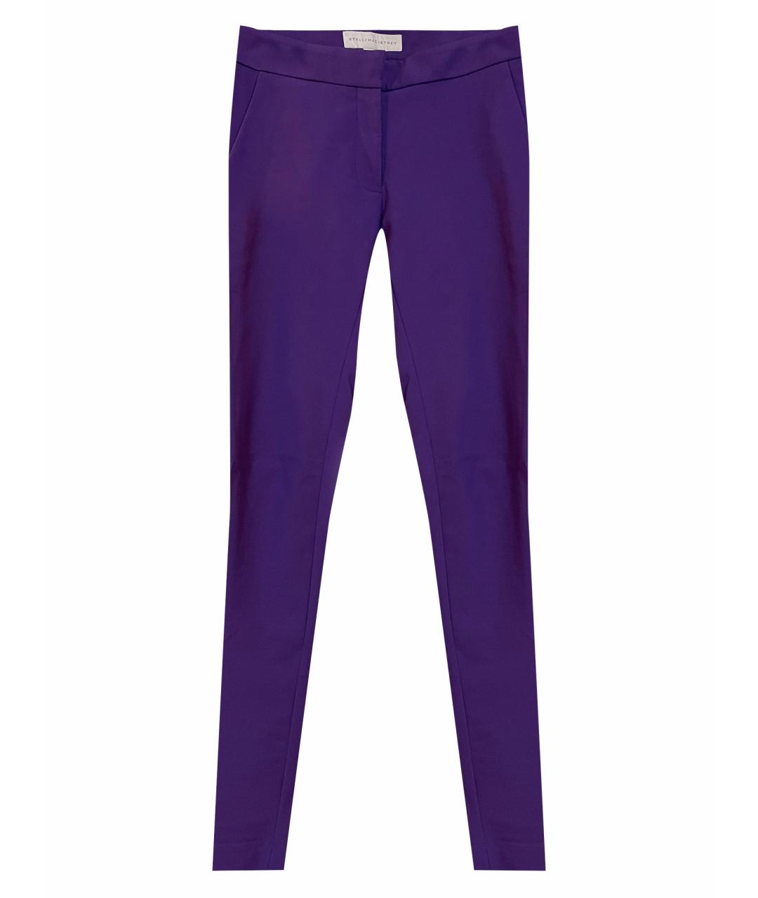 STELLA MCCARTNEY Фиолетовые брюки узкие, фото 1