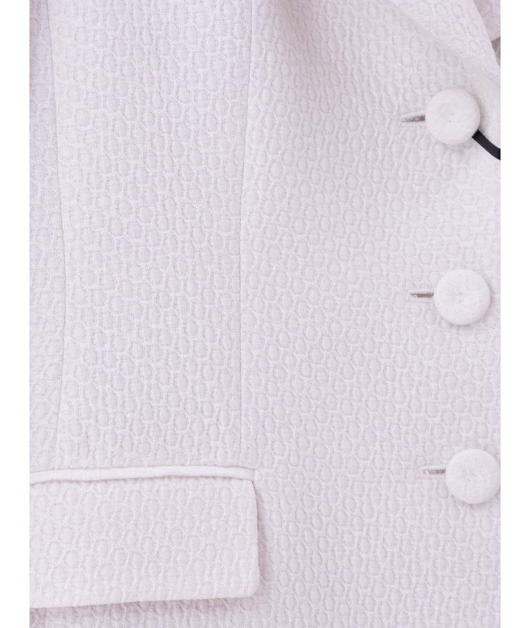 MOSCHINO Белый хлопковый жакет/пиджак, фото 4