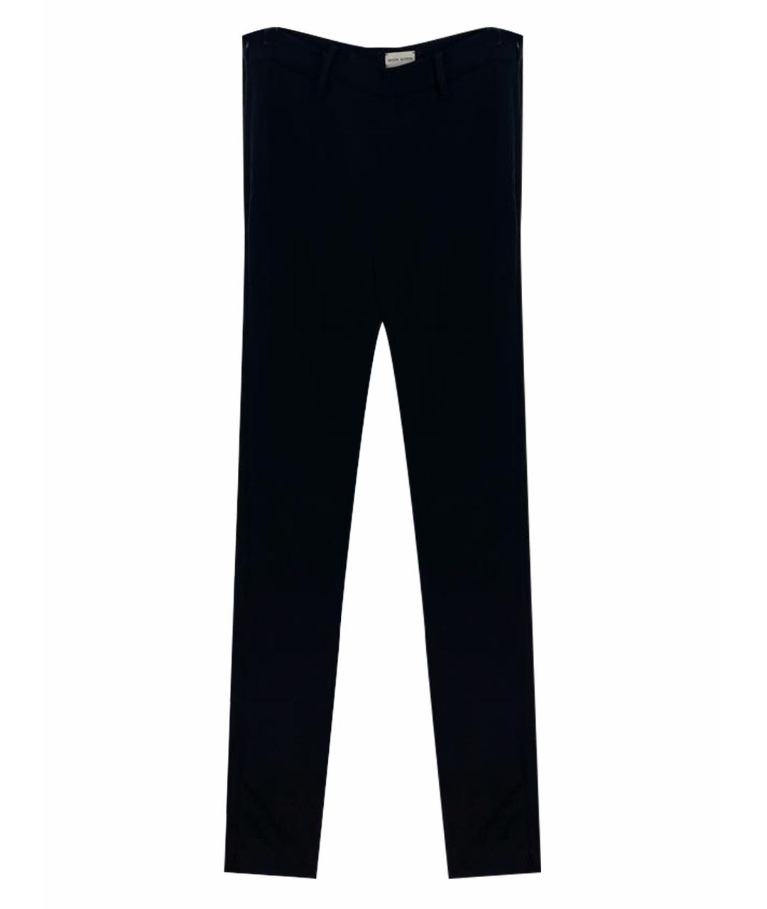 MAGDA BUTRYM Черные вискозные прямые брюки, фото 1