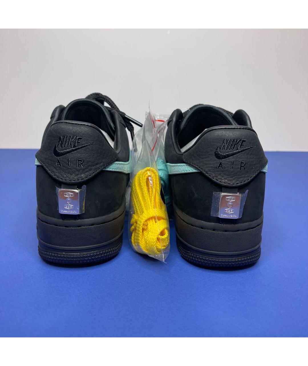 NIKE Черные замшевые низкие кроссовки / кеды, фото 6
