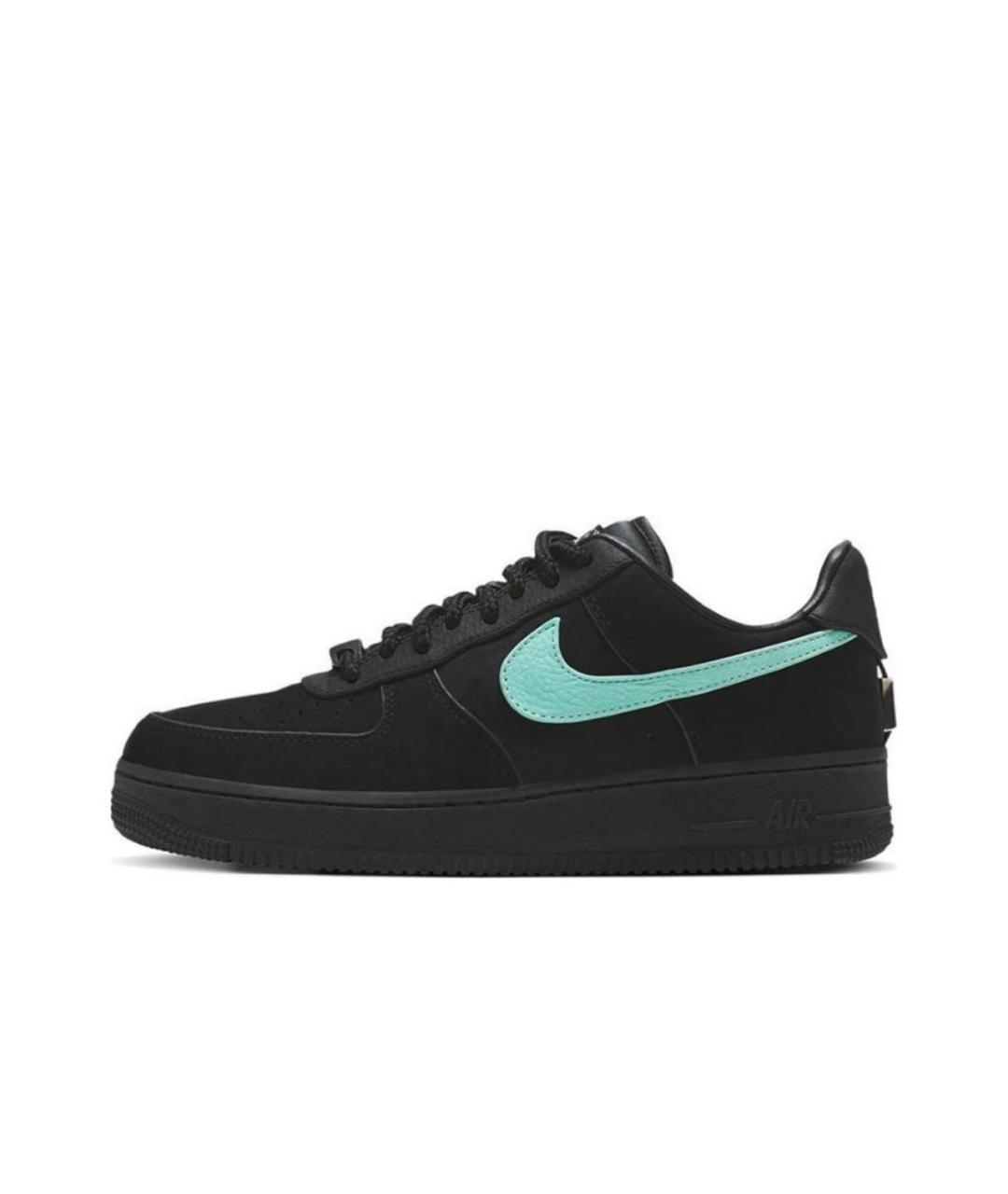 NIKE Черные замшевые низкие кроссовки / кеды, фото 2